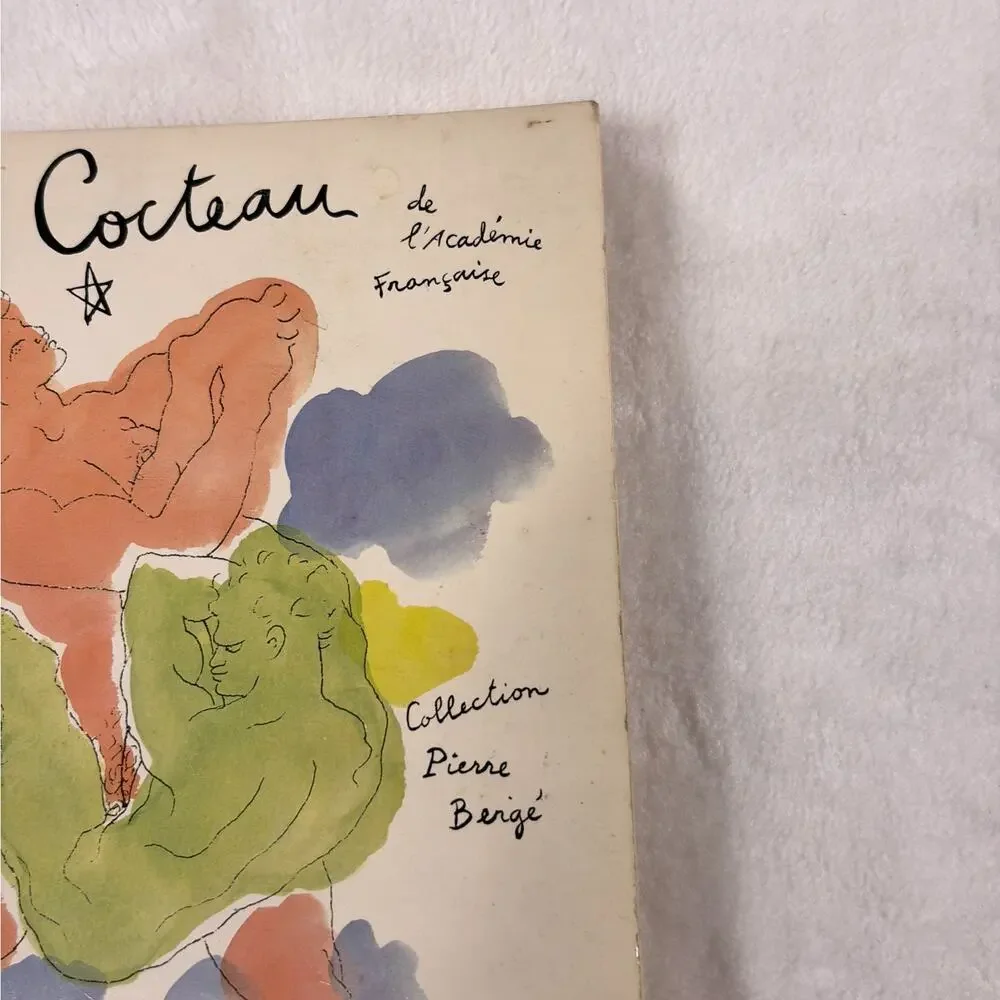 Jean Cocteau Le Livre Blanc 43 Erotic Drawings French Messine Used Rare!